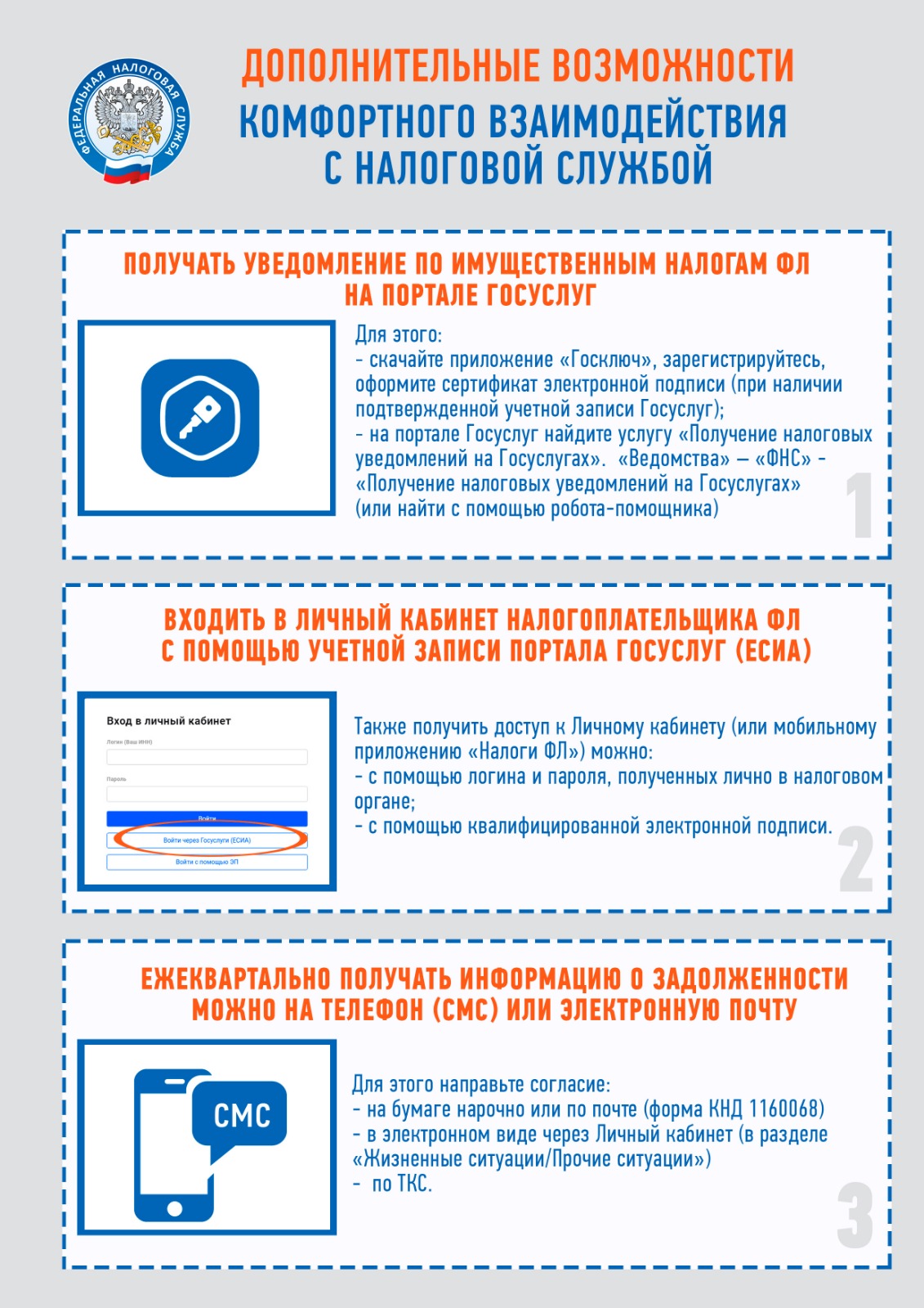 Дополнительные возможности комфортного взаимодействия с налоговой службой