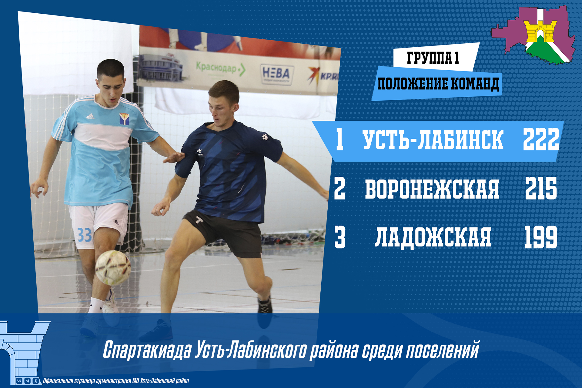 Спартакиада Усть-Лабинского района среди поселений