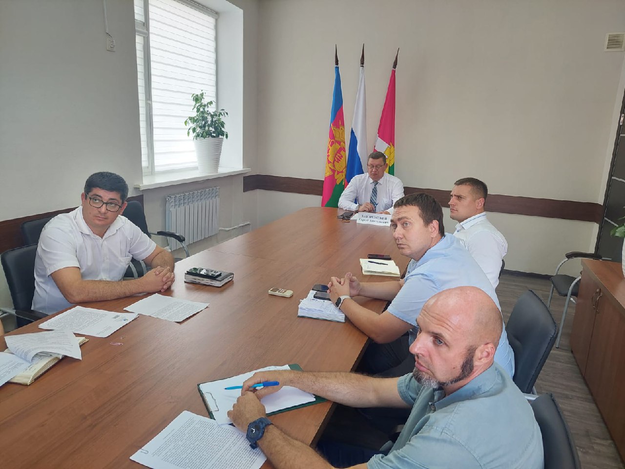 Глава Усть-Лабинского района 15 августа принял участие в краевом совещании