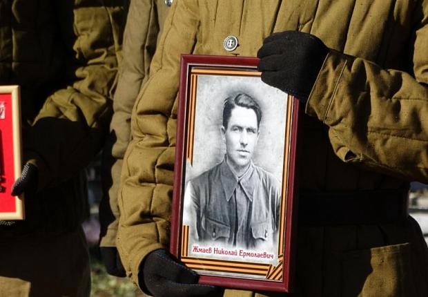 В Усть-Лабинске простились с красноармейцем, погибшем на Украине в 1943-ем