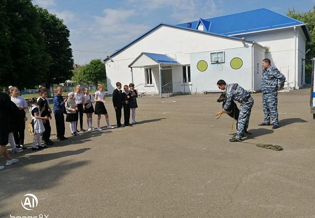 Ричи и Тара снова побывали в гостях у школьников Усть-Лабинска