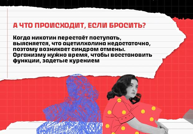 Никотин - это вредно.  А что именно происходит с организмом?