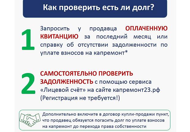 Как купить квартиру без долгов за капремонт