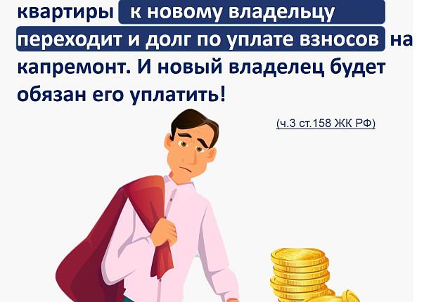 Как купить квартиру без долгов за капремонт