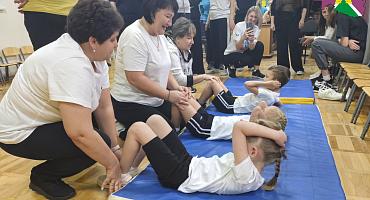 Коллектив детского сада выполнил нормативы ГТО.