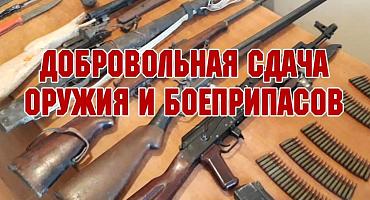 О добровольной сдаче оружия и боеприпасов